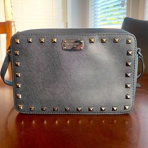 Michael Kors black crossbody with studs